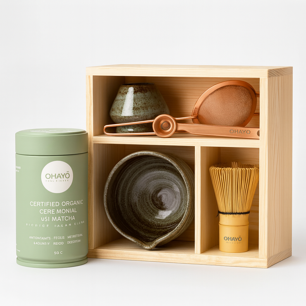 MATCHA RITUAL SET WITH MATCHA